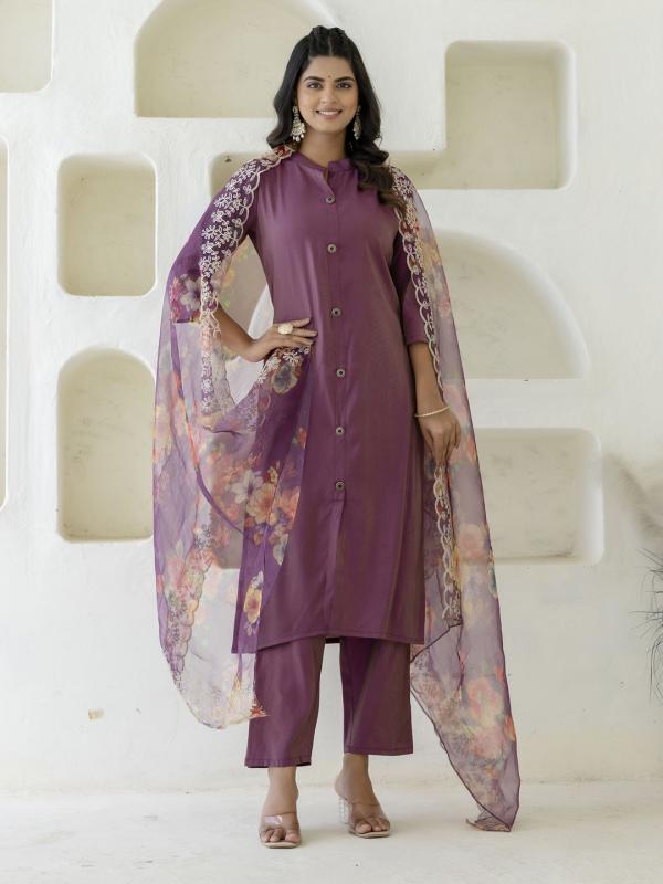 VP 9710 P Silk Blend Women Ethnic Suit Sets